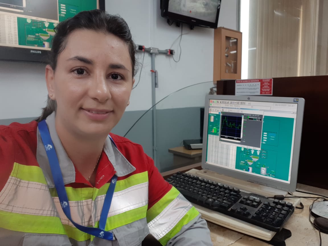 Anna Aurélia Almeida e Silva Borba, 34 anos, Operadora de Produção C na CMOC