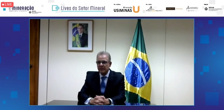 Para ministro Bento Albuquerque desempenho positivo da mineração, mesmo com a pandemia, reflete expectativa de melhoria da economia nacional