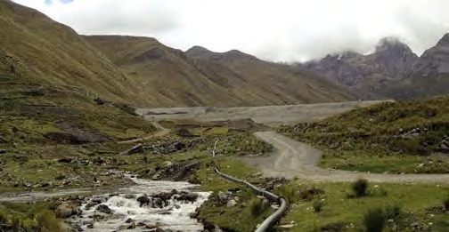 No Peru, rejeito é bombeado a 3 km de distância