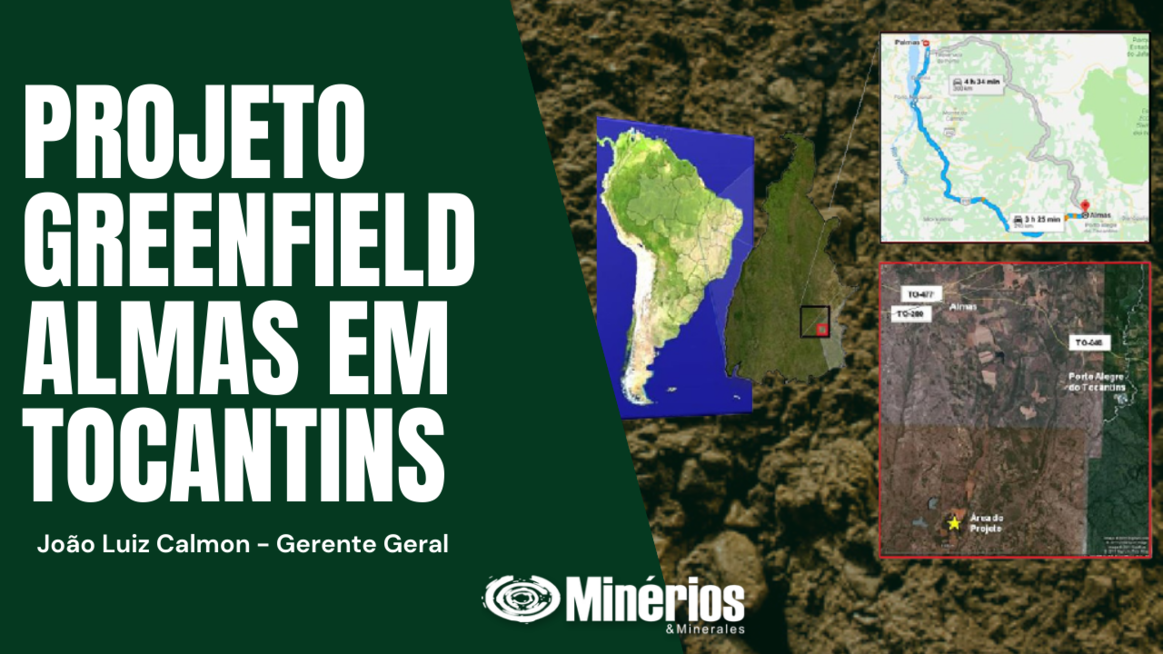 Projeto Greenfield Almas em Tocantins