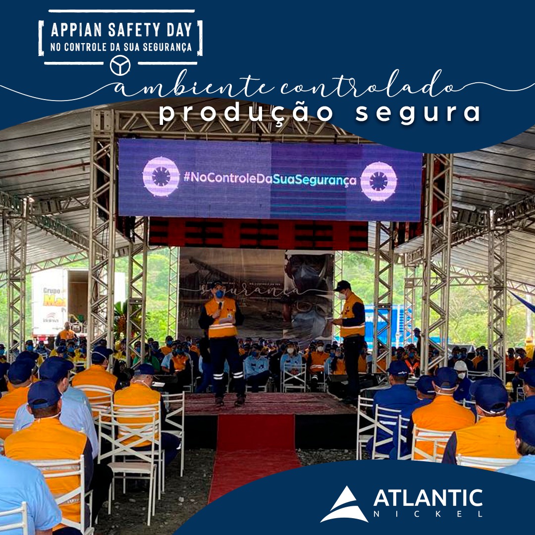 Atlantic Nickel encerra Safety Day com mais de 2 mil colaboradores comprometidos com a segurança