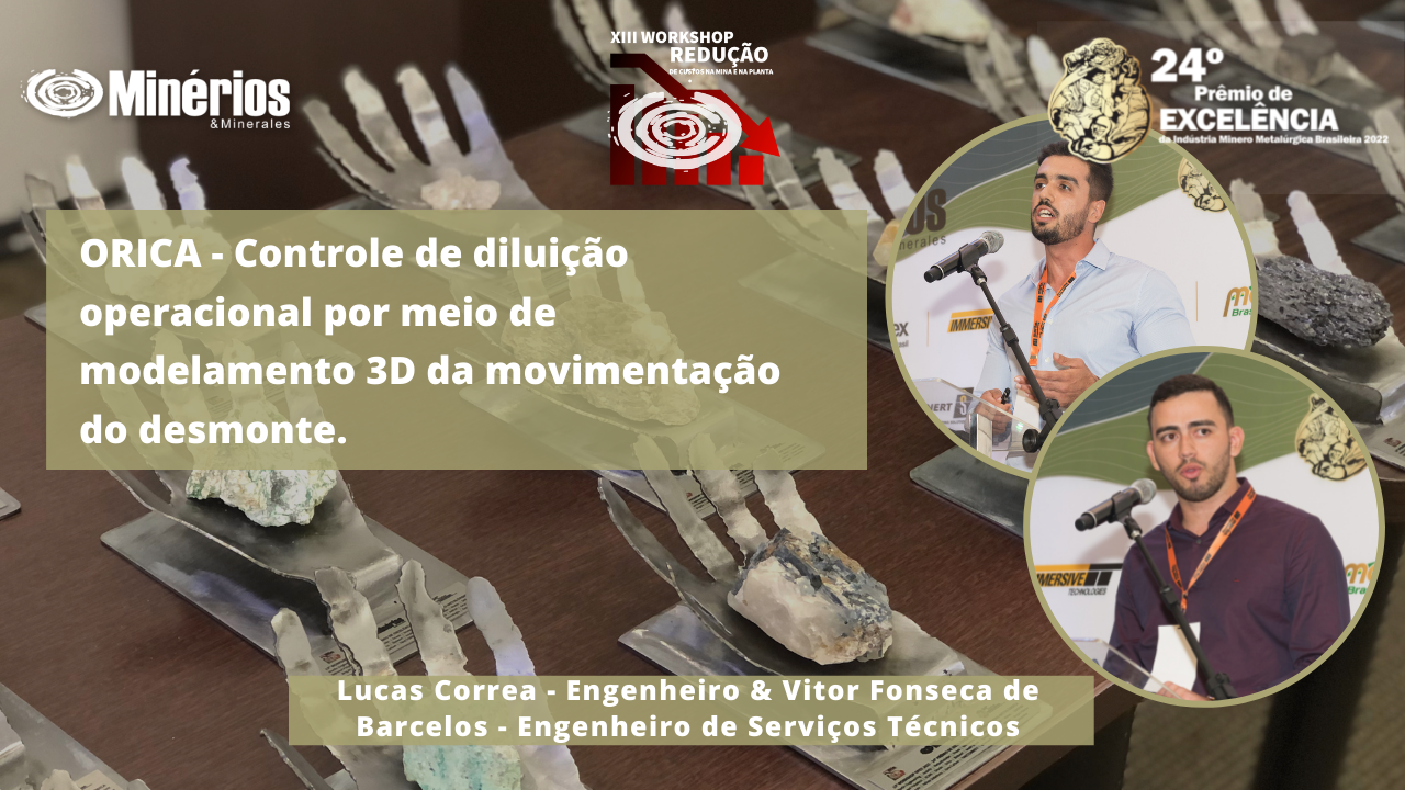 Controle de diluição operacional por meio de modelamento 3D da movimentação do desmonte