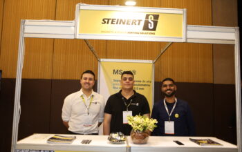 Equipamento de sensores aplicados na separação de rejeitos de bauxita.