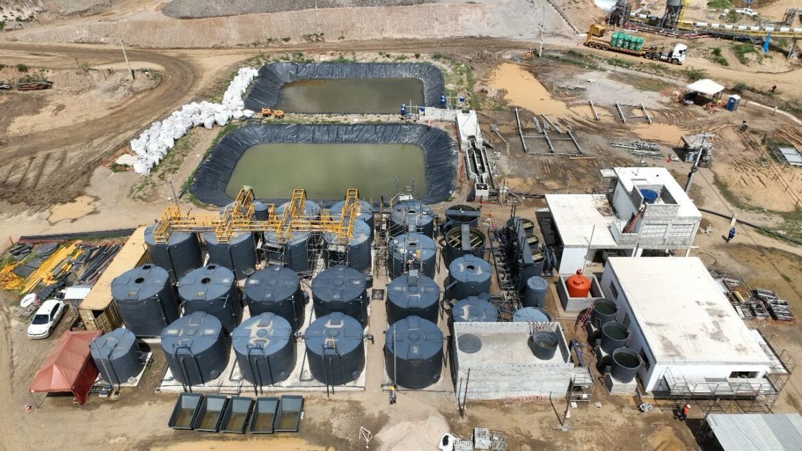 Mineração no semiárido potiguar processa efluente de Currais Novos como água de reúso na planta