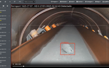 Sistema de inteligência artificial da Ferroport em operação no porto