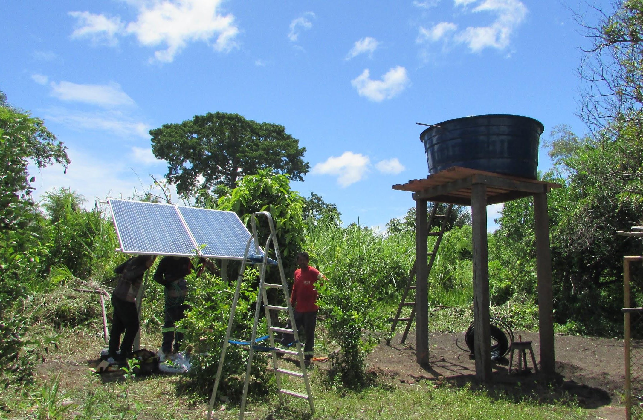 Sistema de bombeamento à energia solar permite abastecimento d’ água em comunidade de Oriximiná, no PA