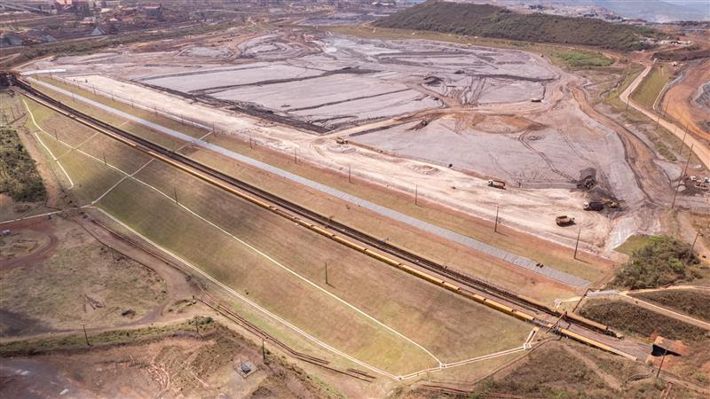 Barragem Vargem Grande, em Nova Lima (MG), tem nível de emergência encerrado