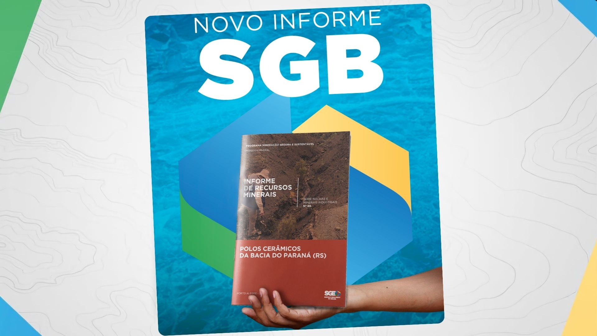 SGB revela potencial mineral do Rio Grande do Sul para materiais utilizados na indústria cerâmica