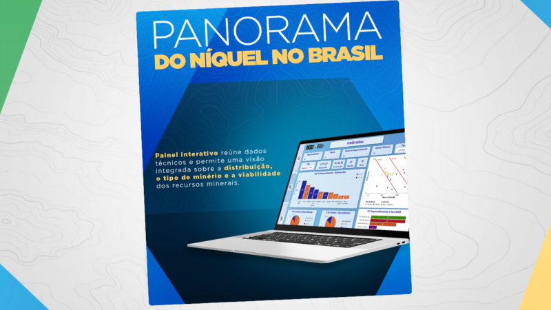 Novo painel reúne dados sobre depósitos e minas de níquel no país