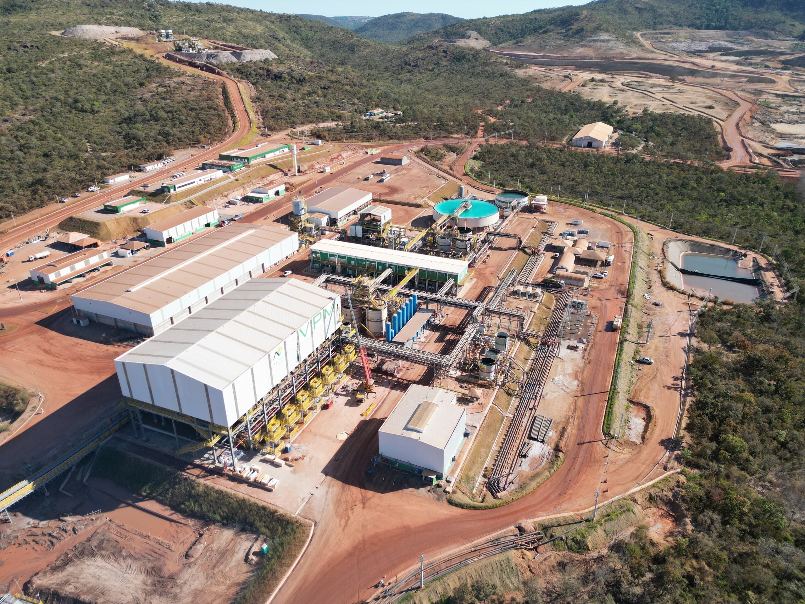 Serra Verde busca alcançar produção anual de 4.800 a 6.500 t de TREO até 2027