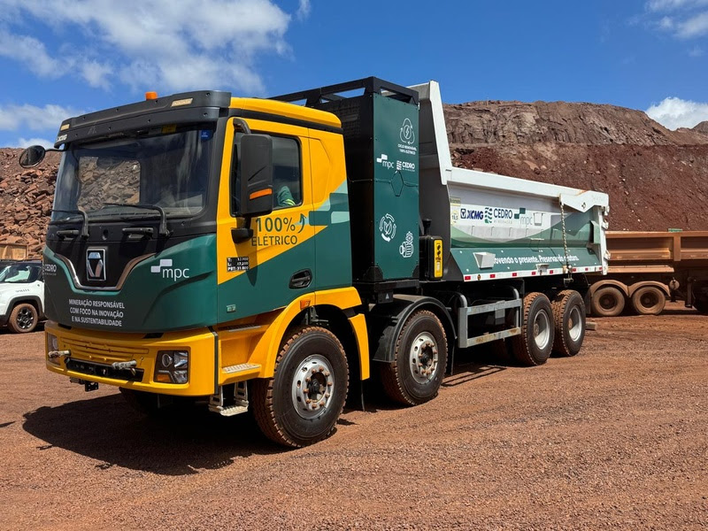 Cedro inicia testes com caminhão 100% elétrico com capacidade de até 45 toneladas