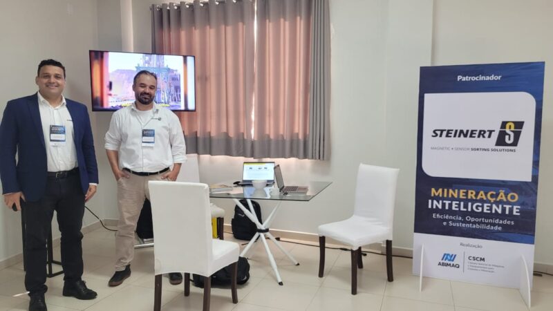 Steinert discute tecnologia de separadores magnéticos em evento em Parauapebas (PA)
