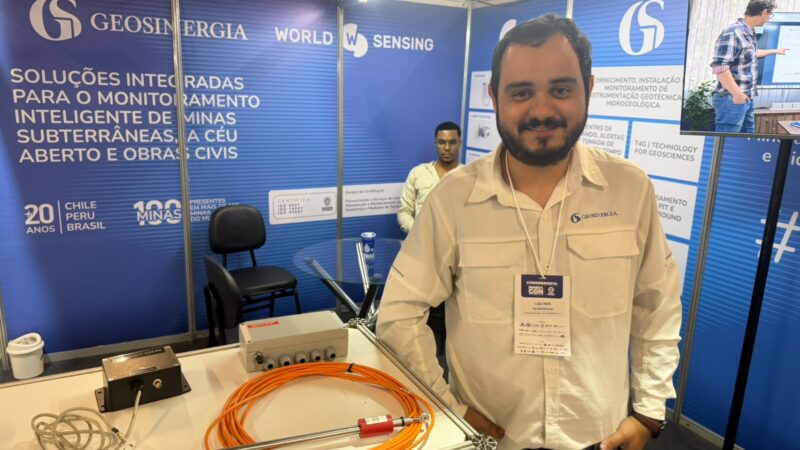 Geosinergia aposta em monitoramento sem fio para ampliar segurança e reduzir custos na mineração