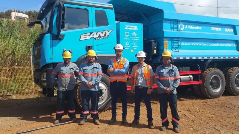 Testes com veículo rodoviário elétrico em mineradora aponta economia de até 84% no consumo energético