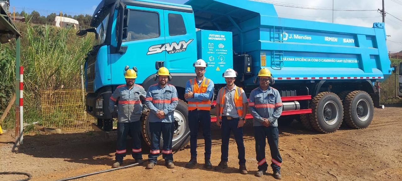 Testes com veículo rodoviário elétrico em mineradora aponta economia de até 84% no consumo energético
